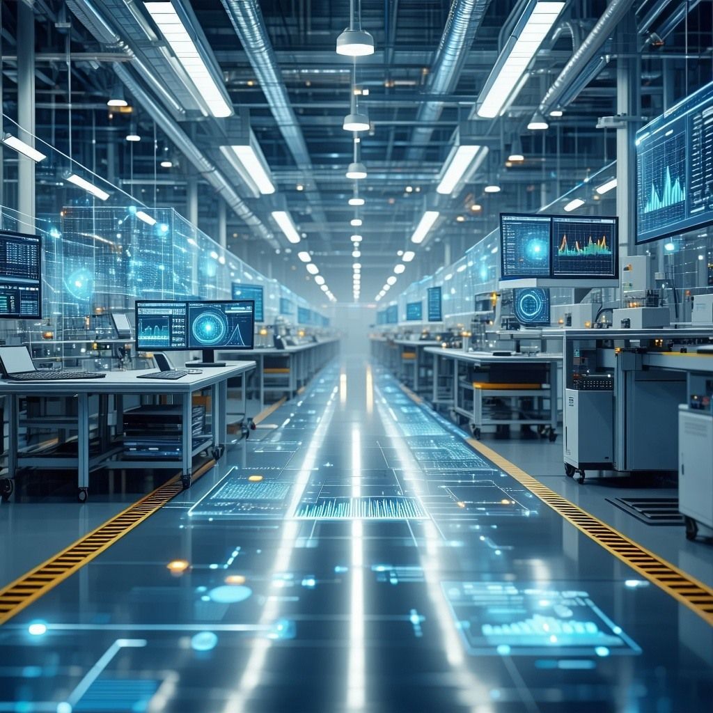 Smart factory optimizing production with the Digital Shopfloor Scan