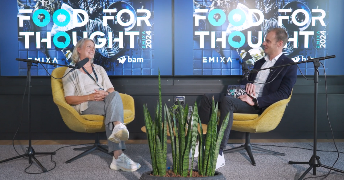 Angela van Rijn, Financial Director, Croonwolter&dros and Patrick Beks, Director of Technology and innovation at Emixa Enterprise Solutions discuss their collaboration Project Forward