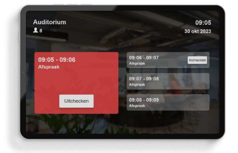 Emixa Conference Efficient Meeting Room Reservation with Emixa Room Tablet Application