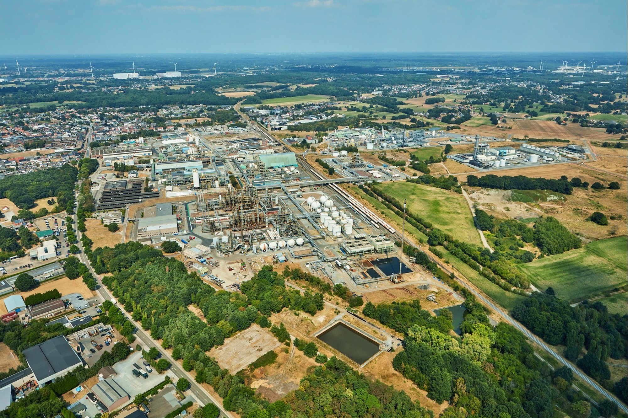 Vynova Belgium Tessenderlo Site Aerial View