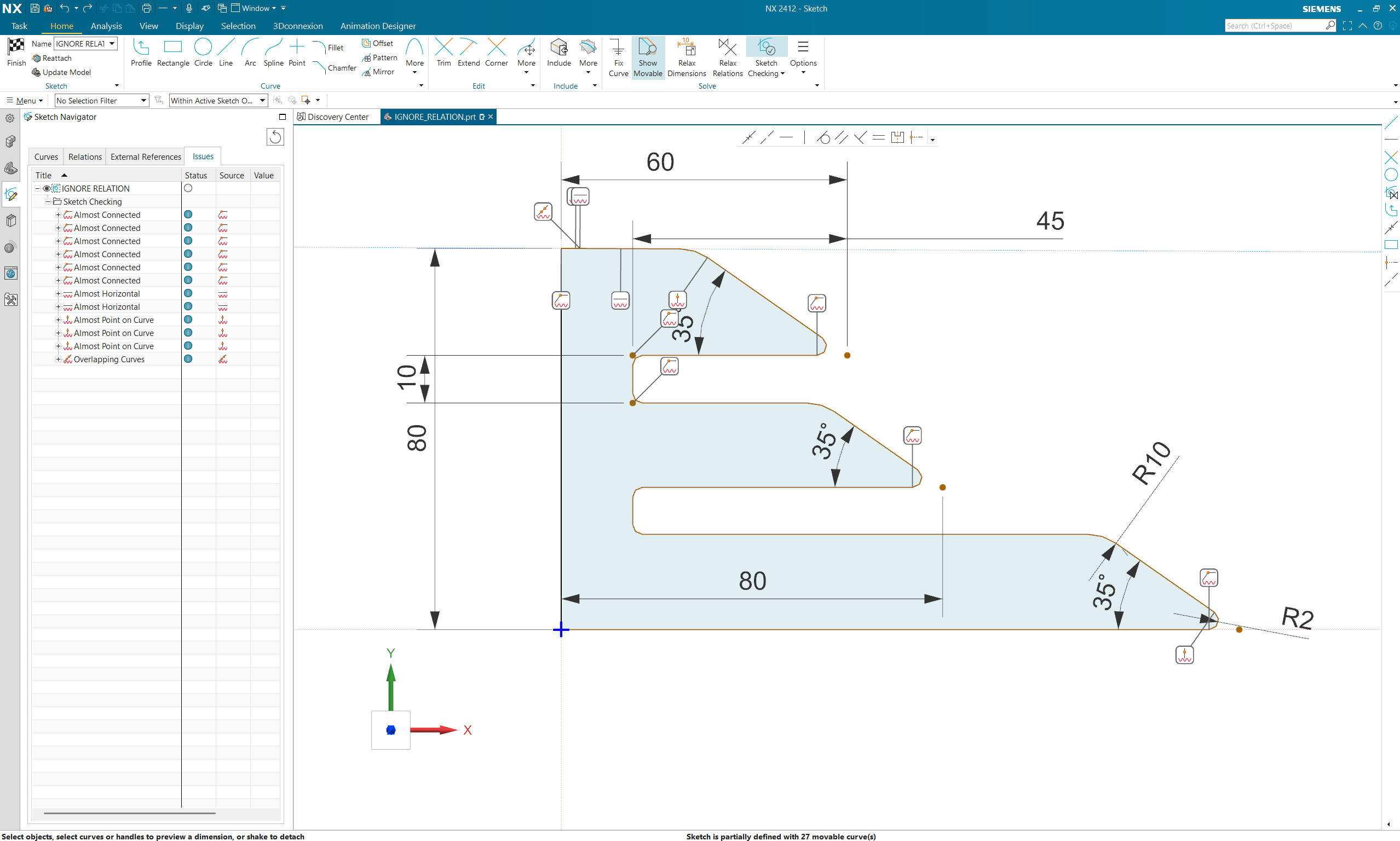 NX SKETCHER