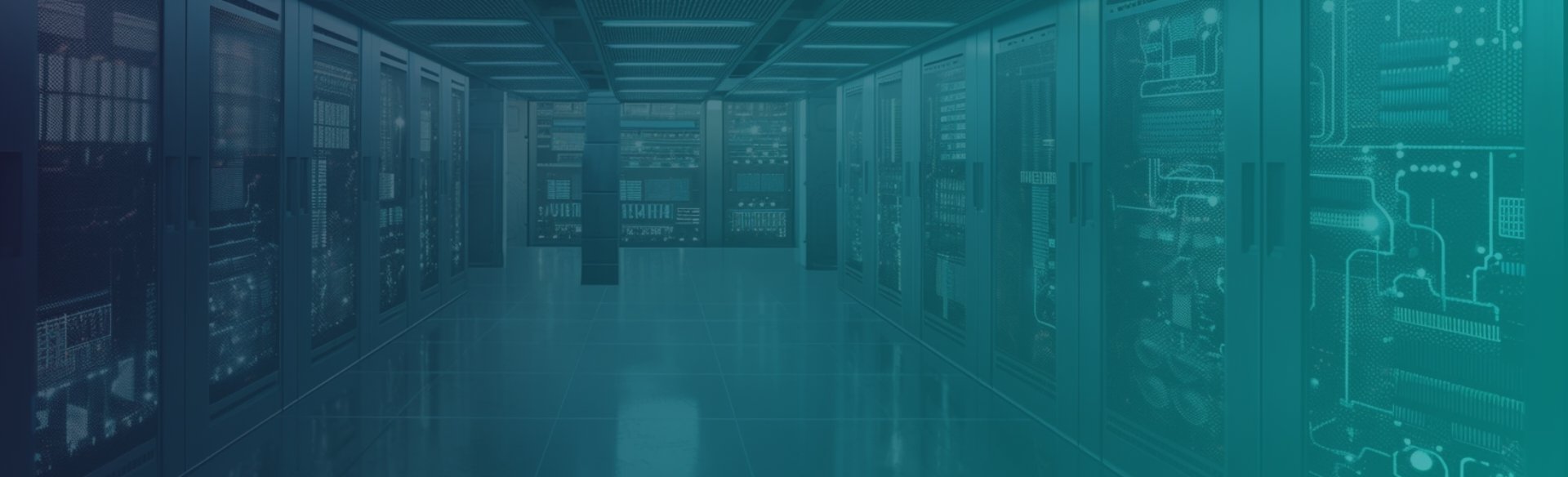 Integration of server racks in a modern data center with a digital overlay