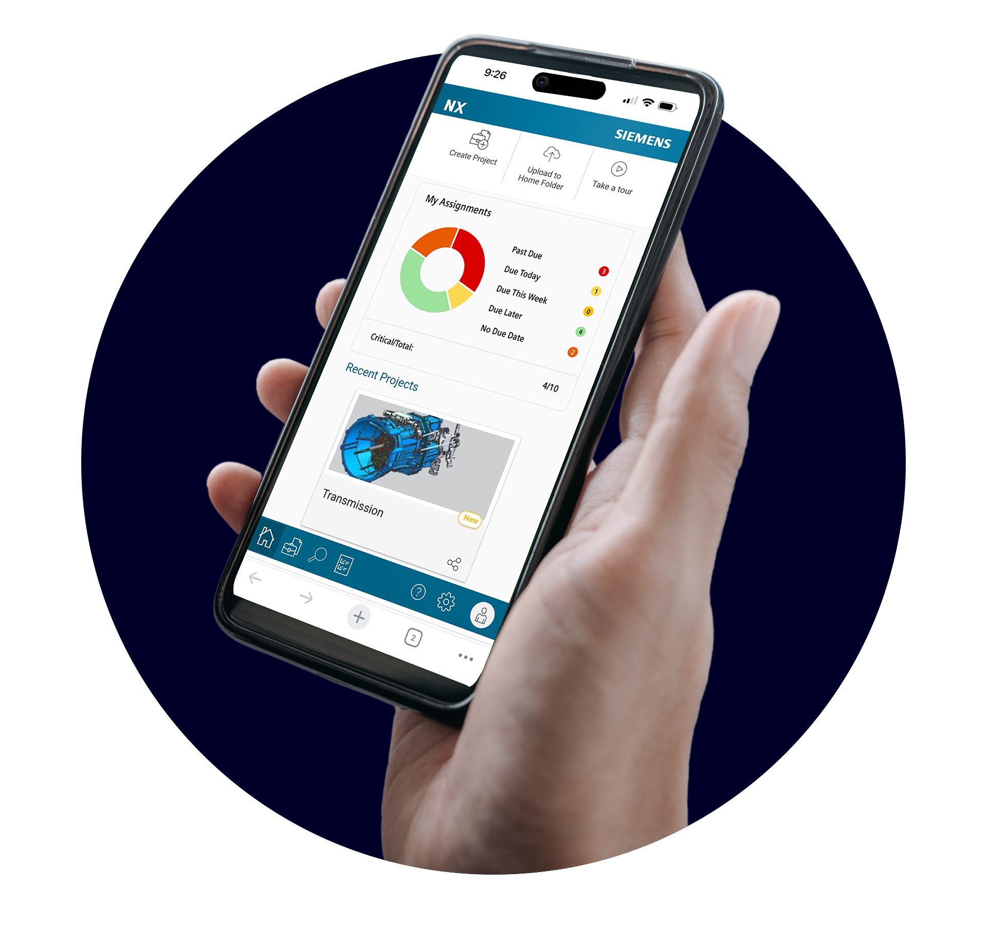 Solid Edge 2026 on mobile
