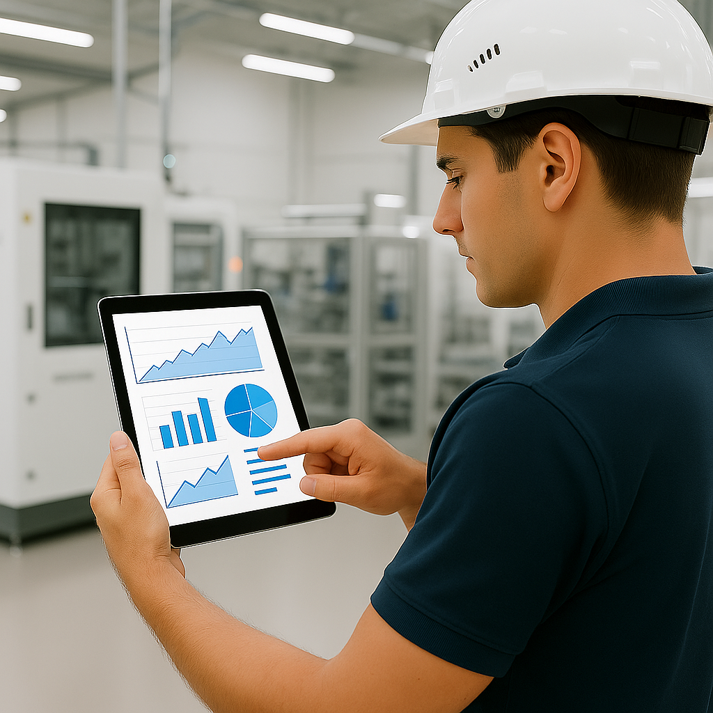 Tablet dashboard-Cloud MES