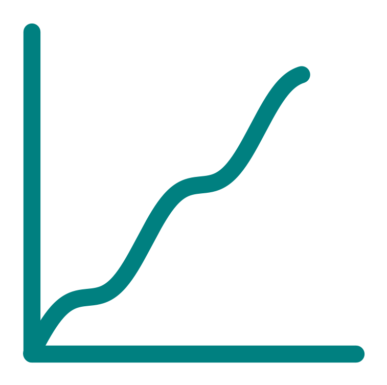 Vector Icon up Graph